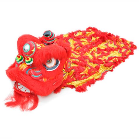 Lion Dance Shop: Lion dance costume Chinese lion costume – Red & Gold